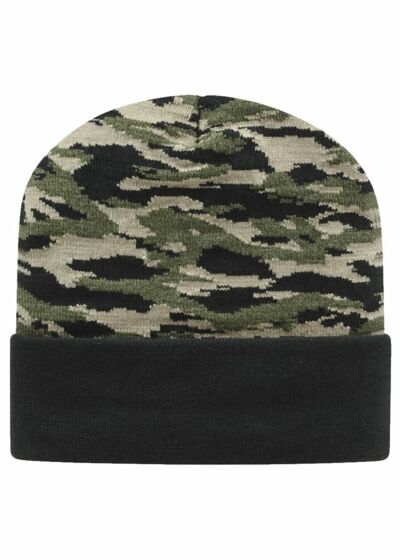 USA-Made Camo Cuffed Beanie Thumbnail
