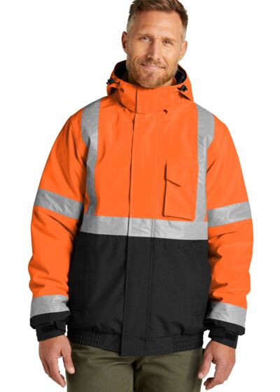 Ansi 107 Class 3 Economy Waterproof Insulated Bomber Jacket Thumbnail
