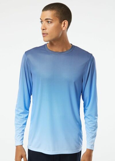 Barbados Performance Pin Dot Long Sleeve T-Shirt Thumbnail