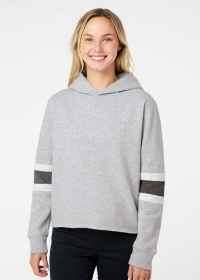 Women's Sueded Fleece Thermal Lined Hooded Sweatshirt Thumbnail