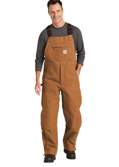 Short Firm Duck Insulated Bib Overalls Thumbnail