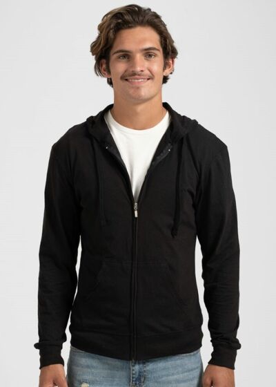 Beach Full-Zip Hooded Long Sleeve T-Shirt Thumbnail