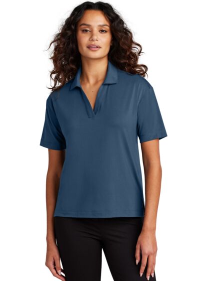 Women's Stretch Jersey Polo Thumbnail