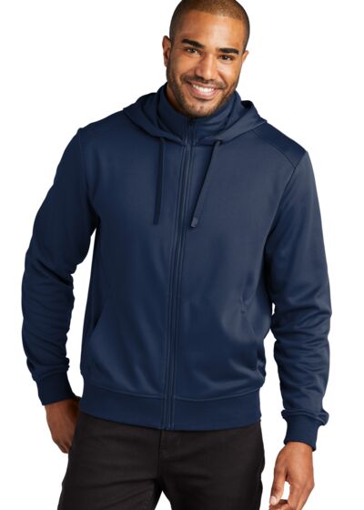 Smooth Fleece Hooded Jacket Thumbnail