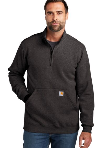 Midweight 1/4 Zip Mock Neck Sweatshirt Thumbnail