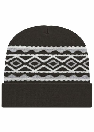 USA- Made Diamond Cuffed Beanie Thumbnail