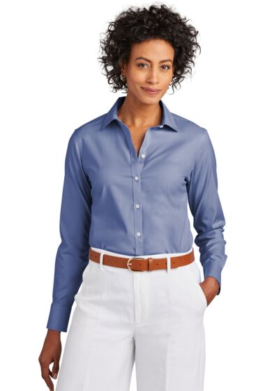 Women's Wrinkle Free Stretch Pinpoint Shirt Thumbnail