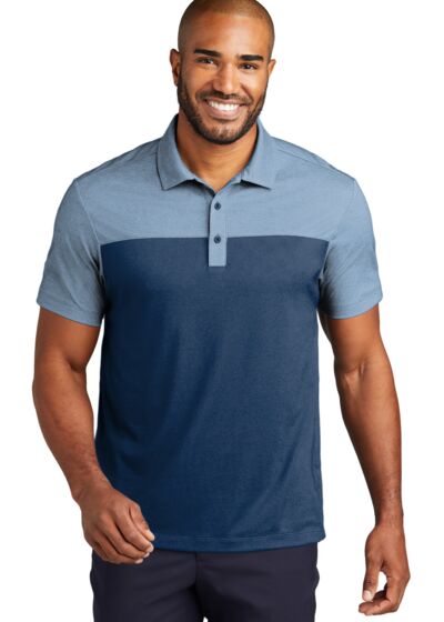 Fine Pique Blend Blocked Polo Thumbnail