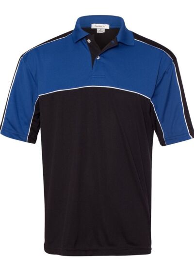 Daytona Racing Colorblocked Moisture-Free Mesh Polo Thumbnail