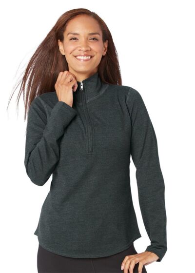 Women's Quarter Zip French Terry Pullover Thumbnail