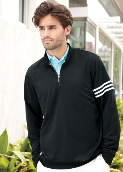 3-Stripes French Terry Quarter-Zip Pullover Thumbnail