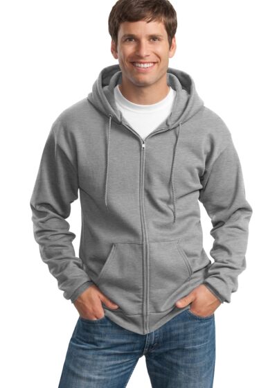 Tall Essential Fleece Full Zip Hooded Sweatshirt Thumbnail