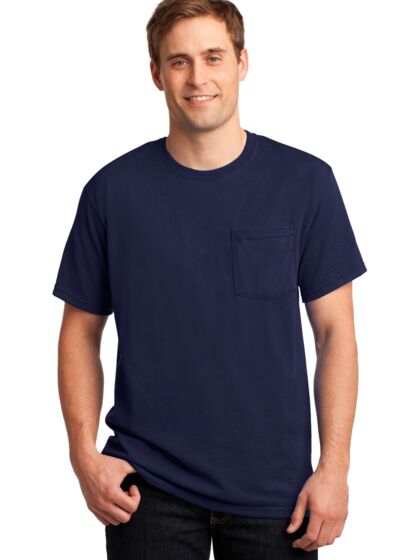 Dri Power ® 50/50 Cotton/Poly Pocket T Shirt Thumbnail