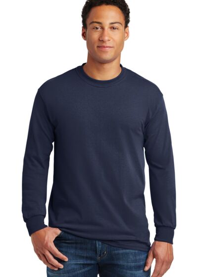 Heavy Cotton 100% Cotton Long Sleeve T Shirt Thumbnail