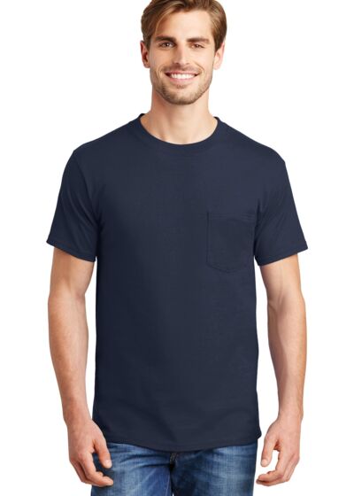 Beefy T ® 100% Cotton T Shirt with Pocket Thumbnail