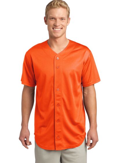 PosiCharge ® Tough Mesh Full Button Jersey Thumbnail