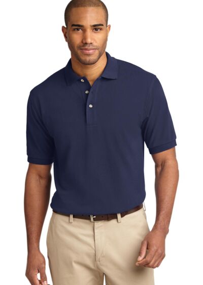 Tall Heavyweight Cotton Pique Polo Thumbnail
