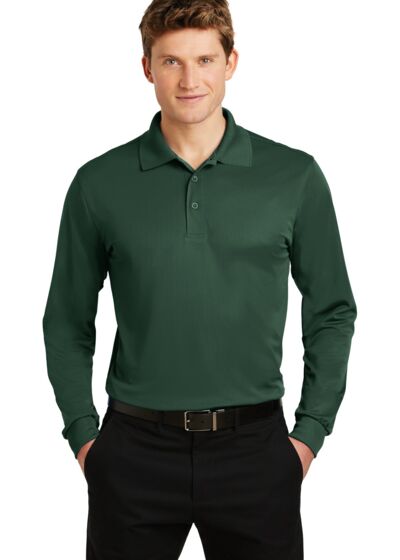Long Sleeve Micropique Sport Wick ® Polo Thumbnail
