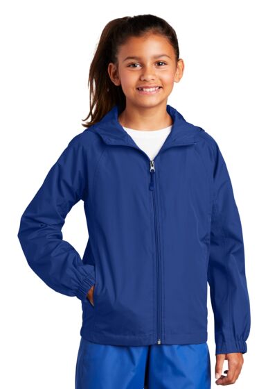 Youth Hooded Raglan Jacket Thumbnail