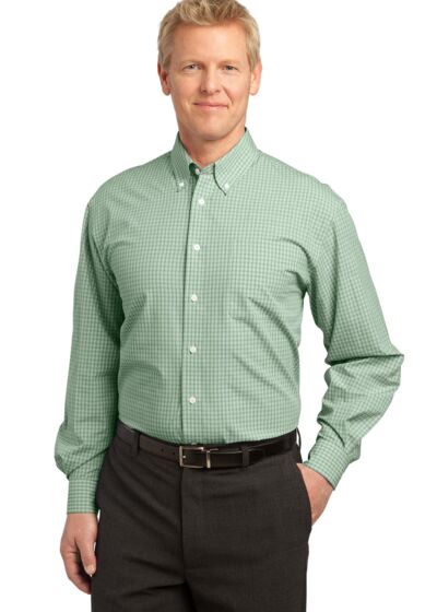 Plaid Pattern Easy Care Shirt Thumbnail