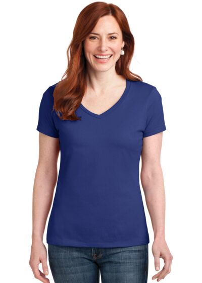 Women's Perfect T Cotton V Neck T Shirt Thumbnail