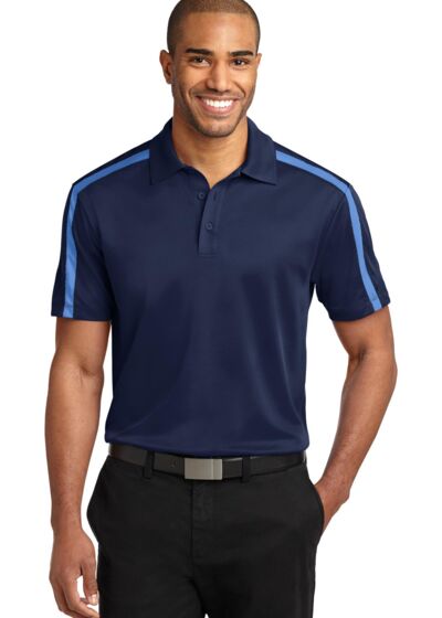 Silk Touch Performance Colorblock Stripe Polo Thumbnail