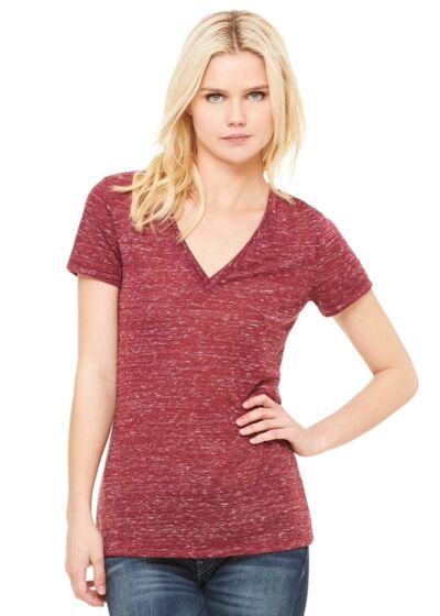 Women’s Jersey Deep V-Neck Tee Thumbnail