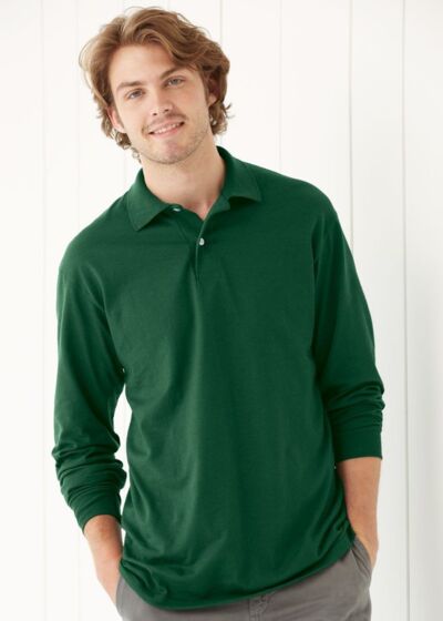 SpotShield® 50/50 Long Sleeve Polo Thumbnail