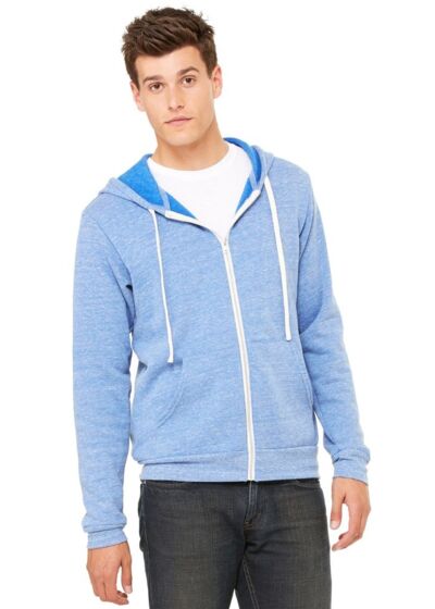 Triblend Sponge Fleece Full-Zip Hoodie Thumbnail