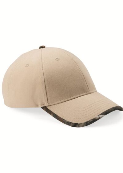Solid with Licensed Camo Trim Cap Thumbnail