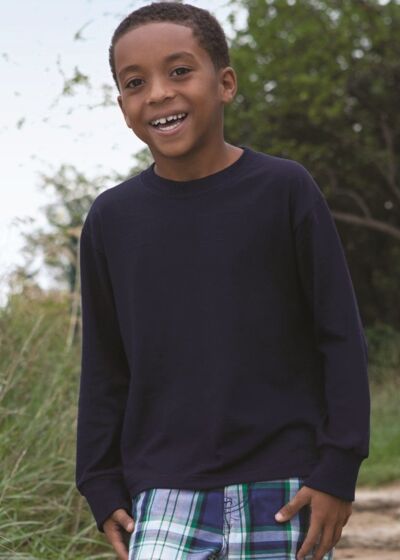 Dri-Power® Youth Long Sleeve 50/50 T-Shirt Thumbnail