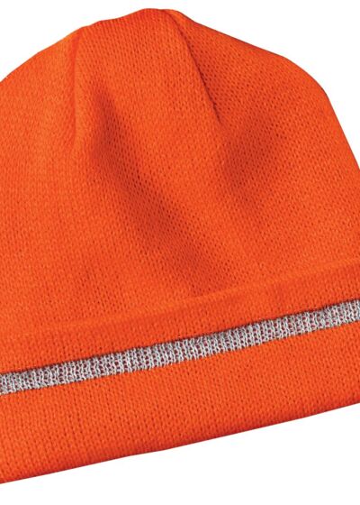 Enhanced Visibility Beanie with Reflective Stripe Thumbnail