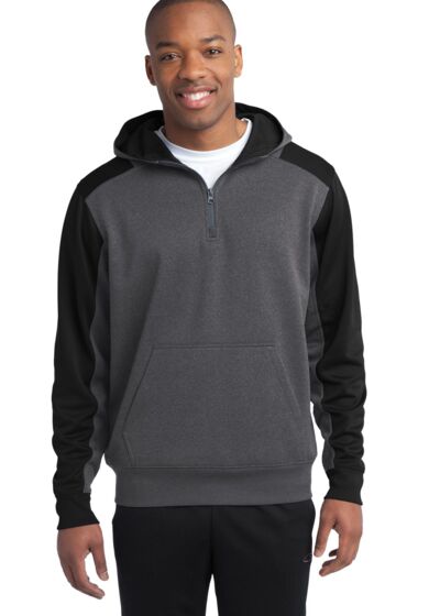 Tech Fleece Colorblock 1/4 Zip Hooded Sweatshirt Thumbnail