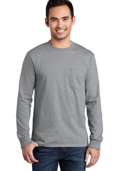 Tall Long Sleeve Essential Pocket Tee Thumbnail