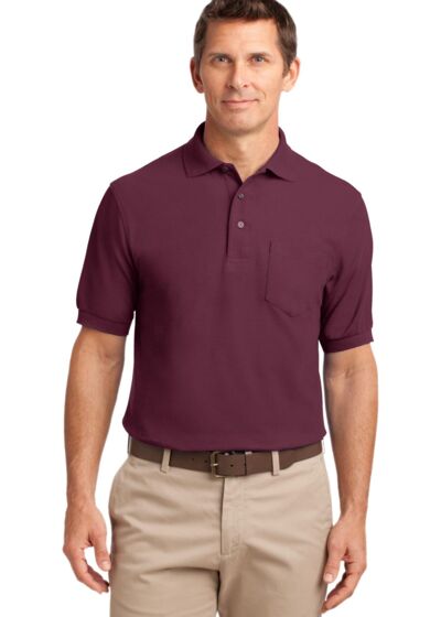 Tall Silk Touch Polo with Pocket Thumbnail