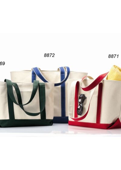 Windward Large Cotton Canvas Classic Resort Tote Thumbnail