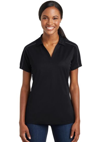 Women's Micropique Sport Wick ® Piped Polo Thumbnail