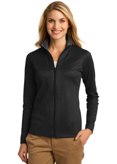 Women's Vertical Texture Full Zip Jacket Thumbnail