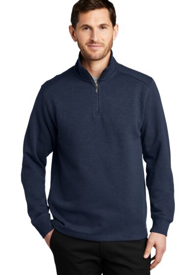 Slub Fleece 1/4 Zip Pullover Thumbnail