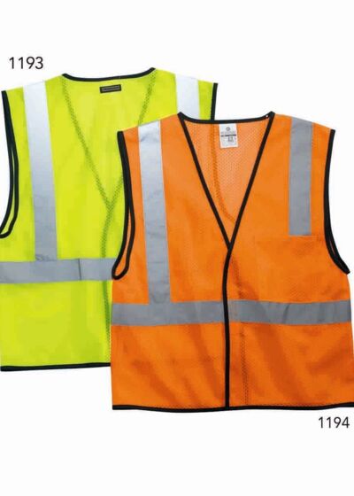 Economy Single Pocket Hook-and-Loop Mesh Vest Thumbnail