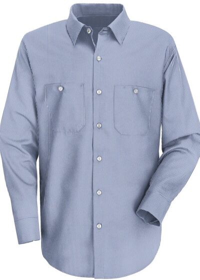 Industrial Stripe Work Shirt Thumbnail