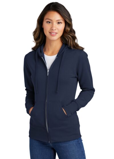 Women's Core Fleece Full Zip Hooded Sweatshirt Thumbnail
