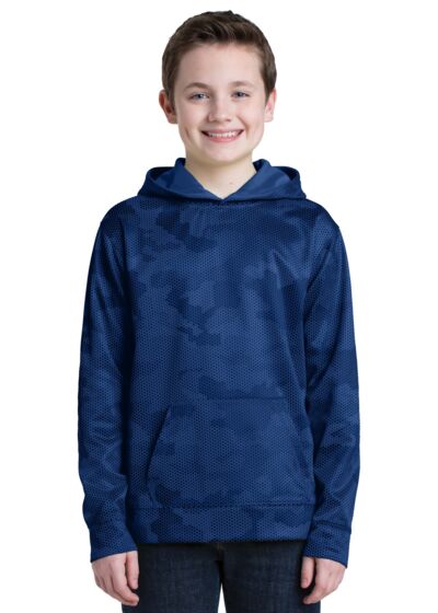 Youth Sport Wick ® CamoHex Fleece Hooded Pullover Thumbnail
