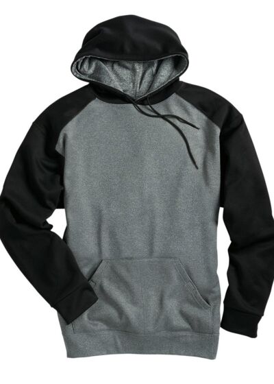 Pro Heather Colorblocked Hooded Sweatshirt Thumbnail