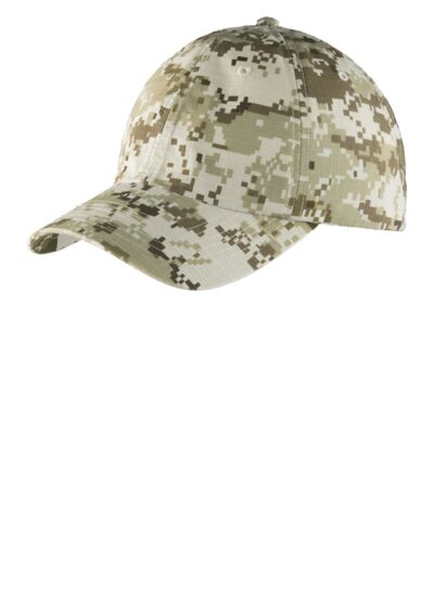 Digital Ripstop Camouflage Cap Thumbnail