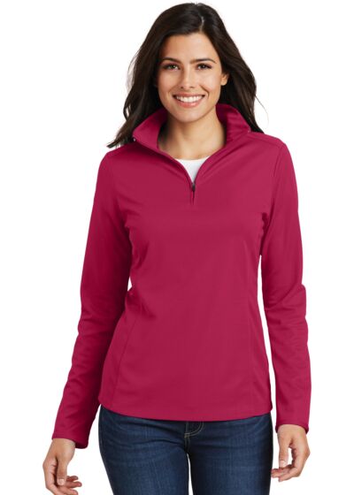 Women's Pinpoint Mesh 1/2 Zip Thumbnail