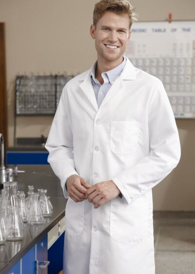 Button Front Lab Coat Thumbnail