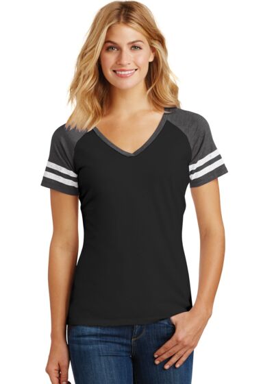 Women's Game V Neck Tee Thumbnail