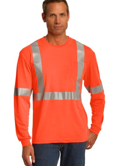 Ansi 107 Class 2 Long Sleeve Safety T Shirt Thumbnail