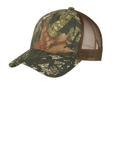 Structured Camouflage Mesh Back Cap Thumbnail